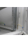 Шафа серверна SteelNet 6U 600 x 450 для мережевого обладнання (скло, сірий)