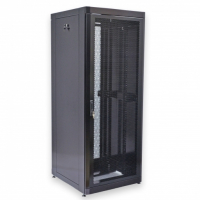 Шафа серверна CMS 45U 800 х 865 UA-MGSE4588MPB посилена з перфорованими дверима для мережевого обладнання