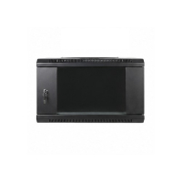 шкаф коммутационная настенная AXON LINK ALM-5404-B 4U 530x400x250 мм, черная