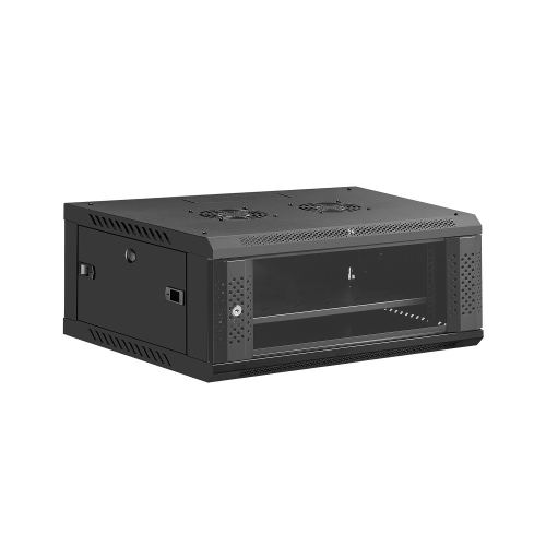 шкаф коммутационная настенная AXON LINK ALP-6404-B 4U 600x450x280 мм, черная