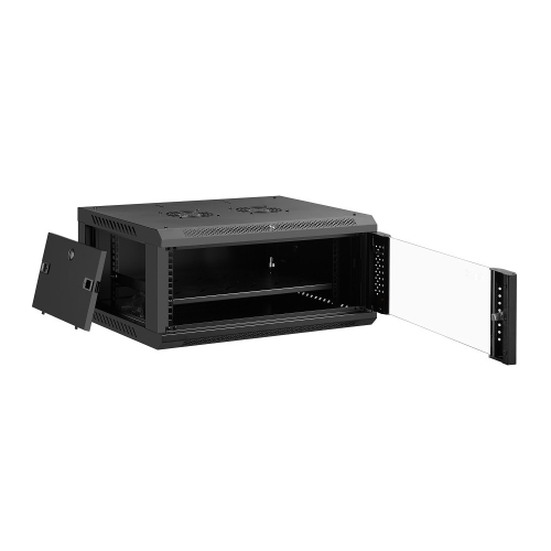 шкаф коммутационная настенная AXON LINK ALP-6404-B 4U 600x450x280 мм, черная