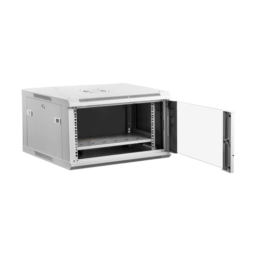 шкаф коммутационная настенная AXON LINK ALP-6406-G 6U 600x450x370 мм, серая