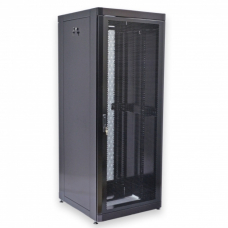 Шафа серверна CMS 42U 800 х 865 UA-MGSE4288PB з перфорованими дверима для мережевого обладнання