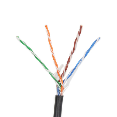UTP 4*2*0.5-CU PE кат.5е (UTP медь наружный) Wooden бухта 305 м