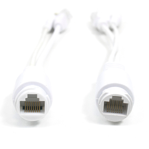 Passive PoE переходник IP+DC - Extender over UTP, Waterproof (влагозащищенный) white