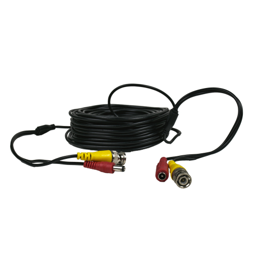 Кабель BNC-рower cable D 18 м (BNC+DC/BNC+DC) для передавання відеосигналу та живлення