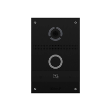 IP панель виклику Bas-IP AV-08FB black з розпізнаванням облич і зчитувачем UKEY