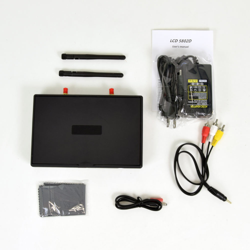 Монитор FPV LCD 7 дюймов со встроенным приемником 5.8 GHz для квадрокоптера