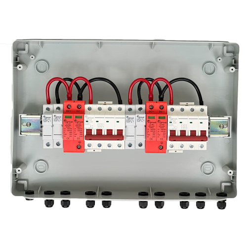 Сонячна PV розподільна коробка LQX2/2DC1000VB1-1532-PG, DC 1000В 2 входи 2 виходи, з блискавкозахистом