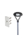 Комплект светильник светодиодный парковый Lightwell LW-GL-50FT + столб парковой серый 4м + кронштейн Dahua DS-1275ZJ-SUS