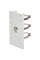 Комплект светильник светодиодный парковый Lightwell LW-GL-50T + столб парковой серый 4м + кронштейн Dahua DS-1275ZJ-SUS