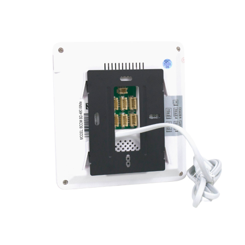 Комплект відеодомофона BCOM BD-480 White Kit: відеодомофон 4" та відеопанель