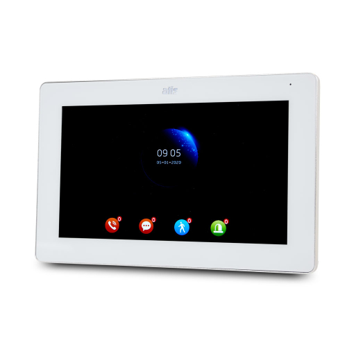 Комплект Wi-Fi видеодомофона 7" ATIS AD-770FHD/T-White с поддержкой Tuya Smart + AT-400HD Black