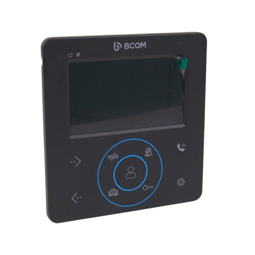 Комплект відеодомофона BCOM BD-480 Black Kit: відеодомофон 4" та відеопанель