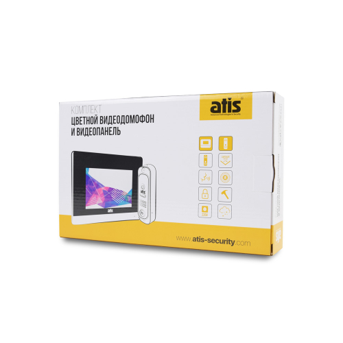 Комплект відеодомофона ATIS AD-480 W Kit box