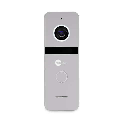 Комплект відеодомофона Neokit FHD PRO B Silverr: відеодомофон 7" з детектором руху і 2 Мп відеопанель