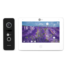 Комплект відеодомофона Neolight NeoKIT HD Pro Black: відеодомофон 7" з детектором руху і 2 Мп відеопанель