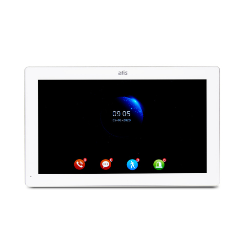 Комплект відеодомофона ATIS AD-1070FHD/T White з підтримкою Tuya Smart + AT-400HD Gold