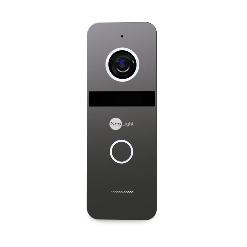 Комплект видеодомофона Neolight NeoKIT HD Pro Graphite: видеодомофон 7" с детектором движения и 2 Мп видеопанель