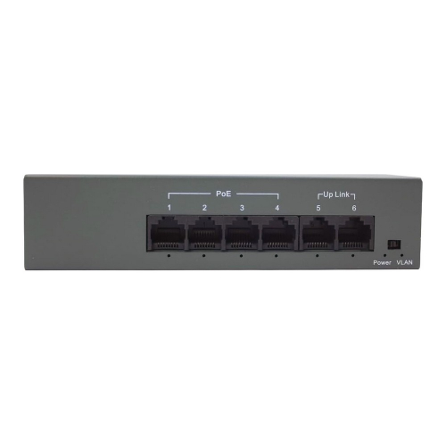 PoE комутатор Hisource HF042-02 з 4 портами PoE