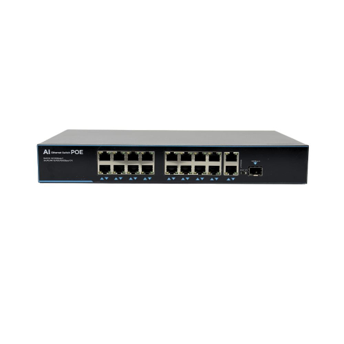Комутатор PoE-1018-16P-1S/250 AI
