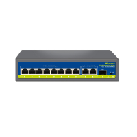 Керований PoE-комутатор Hisource Hi-S21-8FP2G1S з 8 портами PoE