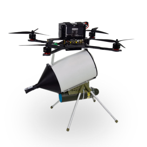 FPV Дрон 10 дюймов «Амага 10-О15» на оптоволокне 20 км, с дневной камерой, кодифицировано