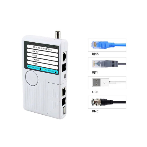 Тестер кабелів Noyafa NF-3468 для тестування RJ45, RJ11, BNC, USB