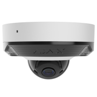 Дротова охоронна IP-камера Ajax DomeCam Mini HL (5 Mp/4 mm) White