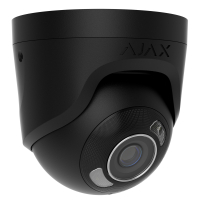 Проводная охранная IP-камера Ajax TurretCam HL (8 Mp/2,8 mm) Black