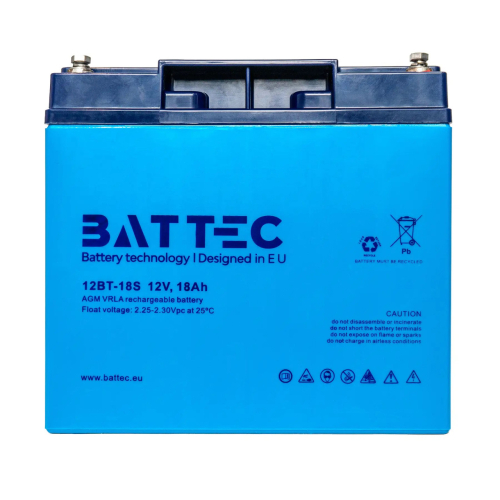Акумуляторна батарея 12В/18Аг BATTEC