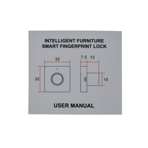 Мебельный биометрический замок SEVEN LOCK F-08
