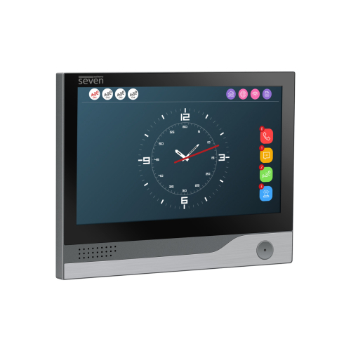 IP-відеодомофон 7 дюймів з Wi-Fi SEVEN DP-7578FHDW-IPS black