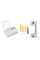 Виклична панель домофону з вбудованим зчитувачем карток EM-Marin SEVEN CP-7502F RFID white