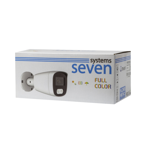 IP-відеокамера 2 Мп Full Color вулична SEVEN IP-7222PA-FC white 3,6 мм