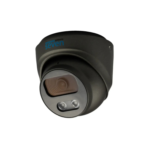 IP-відеокамера 5 Мп вулична/внутрішня SEVEN IP-7215PA black 2,8 мм
