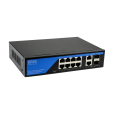 Гігабітний PoE комутатор 8 портів SEVEN P-7328FG-2SFP