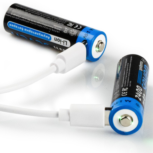 Акумуляторна батарейка SEVEN AA 1.5V Li-ion 2 шт