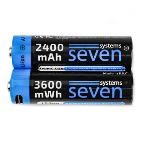 Акумуляторна батарейка SEVEN AA 1.5V Li-ion 2 шт