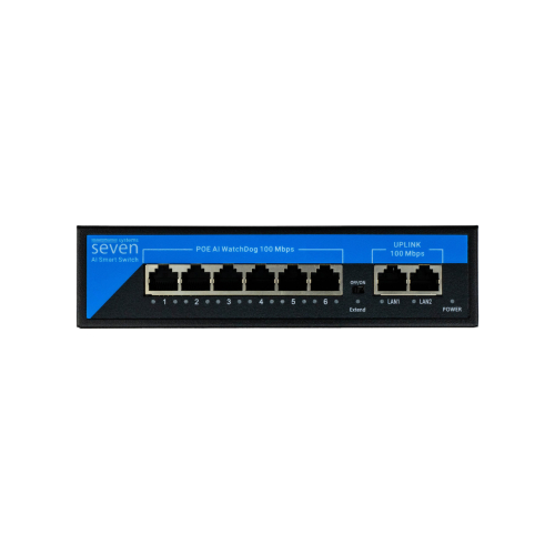 PoE комутатор (switch) 6 портів SEVEN P-7326