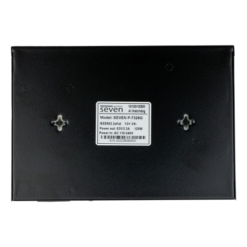 PoE комутатор (switch) 8 портів SEVEN P-7328G