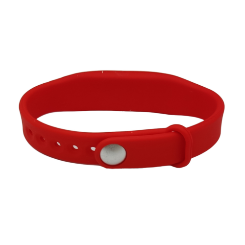 RFID браслет з чипом MIFARE SEVEN R-68 червоний