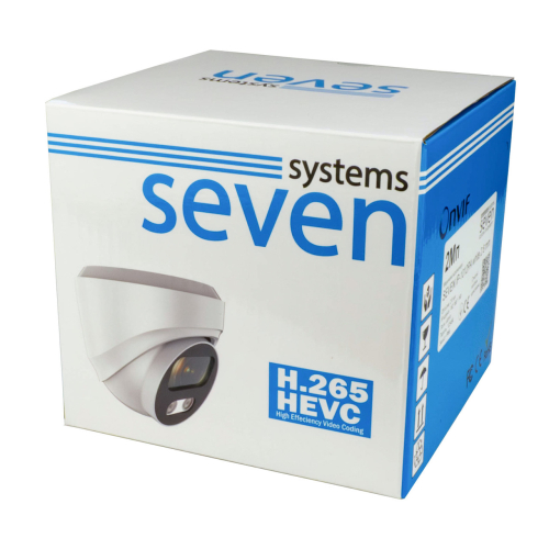 IP-відеокамера 2 Мп вулична SEVEN IP-1012PA white 2,8 мм