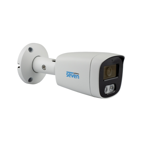 IP-відеокамера 5 Мп SEVEN IP-7225PA-DL white 4 мм з розумним подвійним підсвічуванням