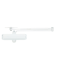 Дотягувач дверей 40-65 кг SEVEN DC-7742HP white (механізм блокування двері)
