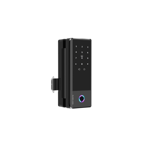 Умный биометрический замок на стеклянную дверь SEVEN LOCK SL-7776BF black