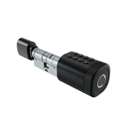 Розумний дверний біометричний замок (циліндр) SEVEN LOCK SL-7774BF black (35-90 мм)