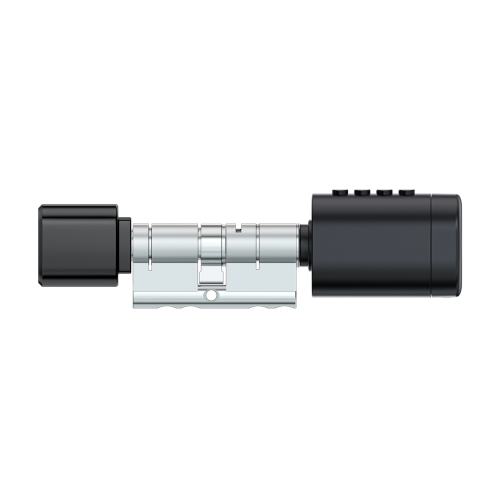 Розумний дверний біометричний замок (циліндр) SEVEN LOCK SL-7774BF black (35-90 мм)