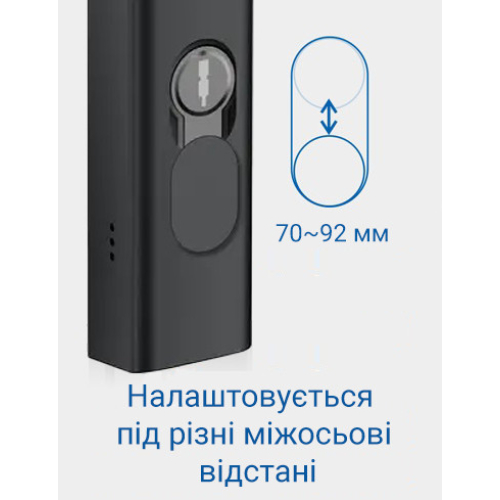 Розумний дверний біометричний замок SEVEN LOCK SL-7763BF black