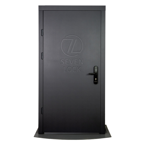 Розумний дверний біометричний замок SEVEN LOCK SL-7768BF (85мм) black